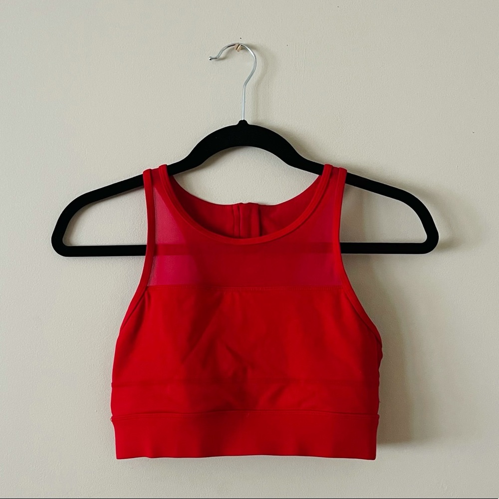 Zyia active red sports bra. Size small